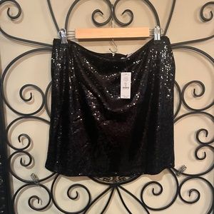 Black Sequin Skirt. White House Black Market. Ladies Size Medium. NWT!!!